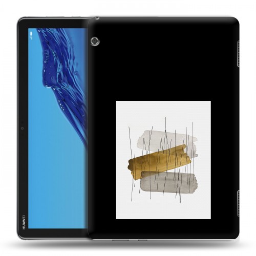 Дизайнерский силиконовый с усиленными углами чехол для Huawei MediaPad T5 Стильные абстракции