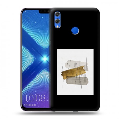 Дизайнерский силиконовый чехол для Huawei Honor 8X Стильные абстракции