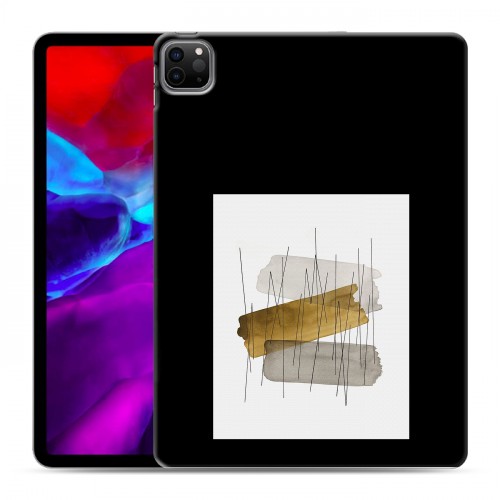 Дизайнерский силиконовый с усиленными углами чехол для Ipad Pro 11 (2020) Стильные абстракции
