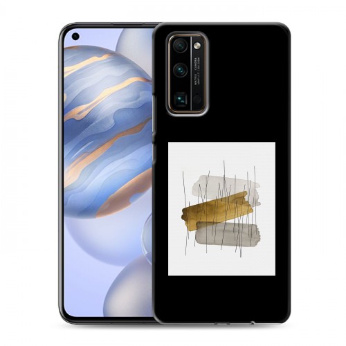 Дизайнерский пластиковый чехол для Huawei Honor 30 Стильные абстракции