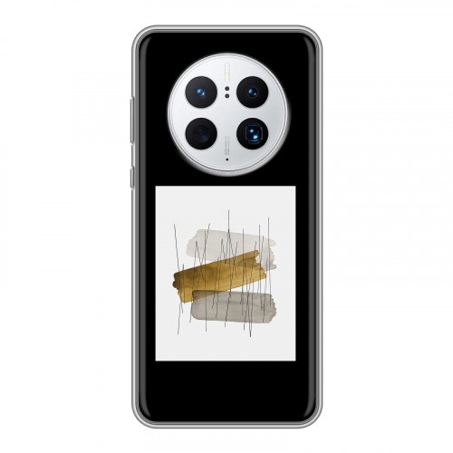 Дизайнерский силиконовый с усиленными углами чехол для Huawei Mate 50 Pro Стильные абстракции