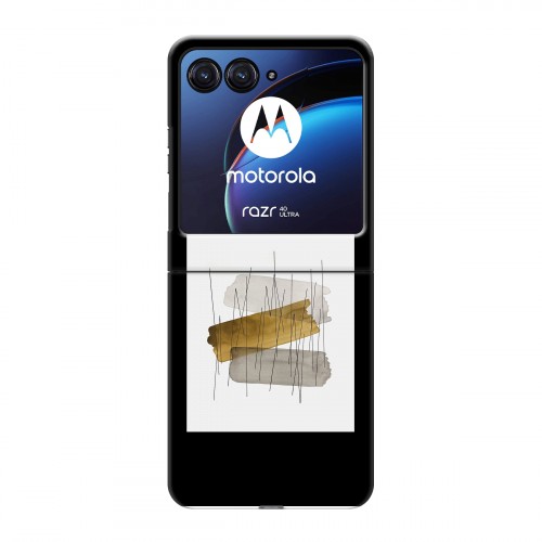 Дизайнерский пластиковый чехол для Motorola Razr 40 Ultra Стильные абстракции