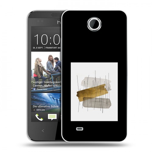 Дизайнерский пластиковый чехол для HTC Desire 300 Стильные абстракции