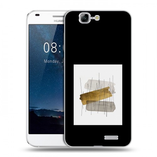 Дизайнерский пластиковый чехол для Huawei Ascend G7 Стильные абстракции