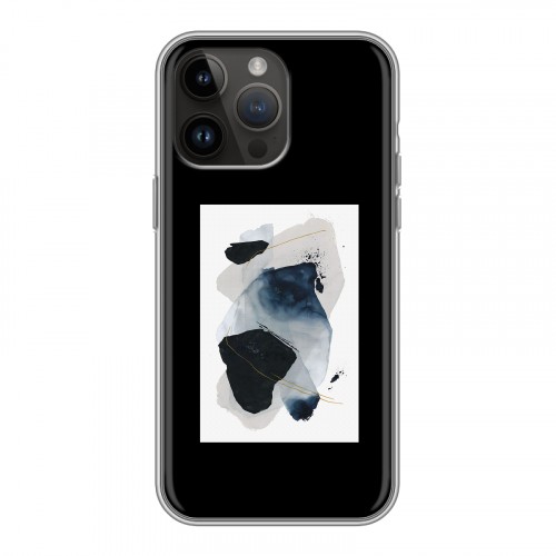 Дизайнерский силиконовый чехол для Iphone 14 Pro Max Стильные абстракции