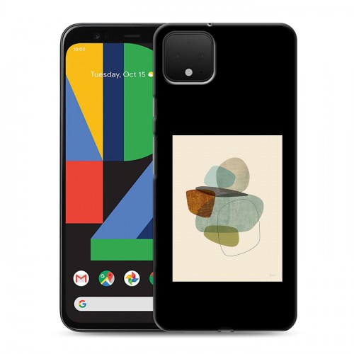 Дизайнерский силиконовый чехол для Google Pixel 4 XL Стильные абстракции