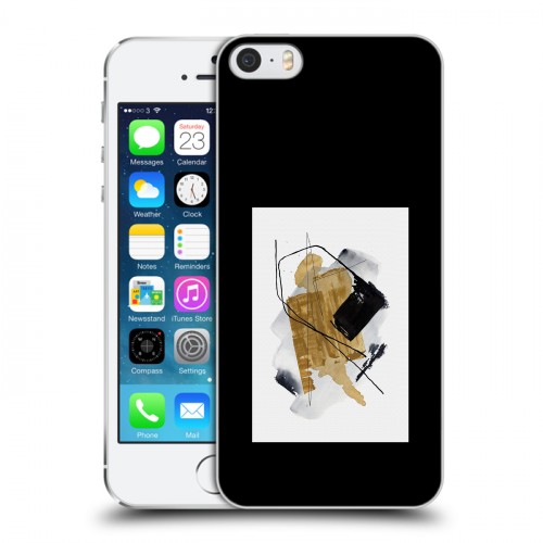 Дизайнерский пластиковый чехол для Iphone 5s Стильные абстракции