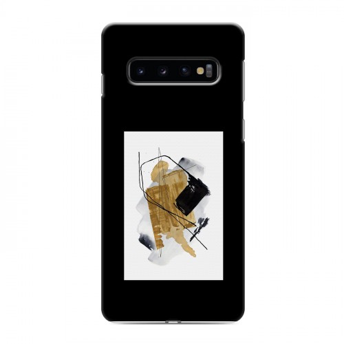 Дизайнерский силиконовый чехол для Samsung Galaxy S10 Стильные абстракции
