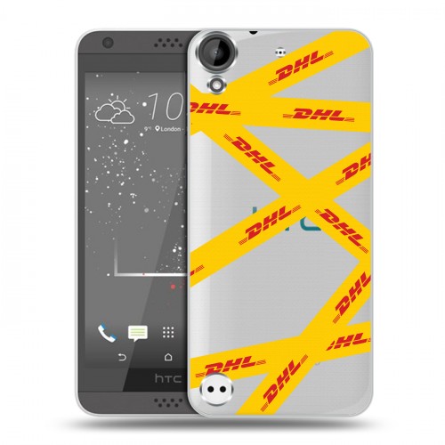 Полупрозрачный дизайнерский пластиковый чехол для HTC Desire 530 DHL