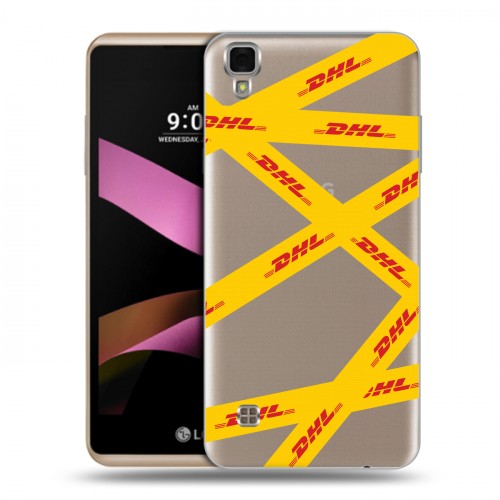 Полупрозрачный дизайнерский силиконовый чехол для LG X Style DHL