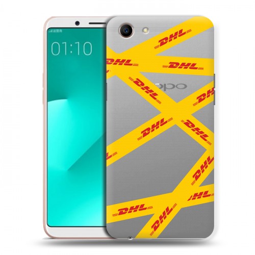 Полупрозрачный дизайнерский пластиковый чехол для OPPO A83 DHL