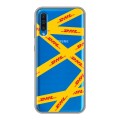 Полупрозрачный дизайнерский пластиковый чехол для Samsung Galaxy A50 DHL