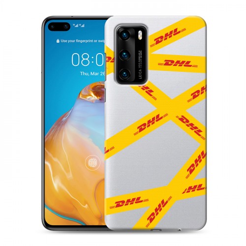 Полупрозрачный дизайнерский пластиковый чехол для Huawei P40 DHL