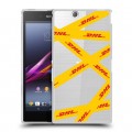 Полупрозрачный дизайнерский пластиковый чехол для Sony Xperia Z Ultra  DHL