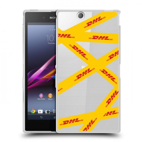 Полупрозрачный дизайнерский пластиковый чехол для Sony Xperia Z Ultra  DHL