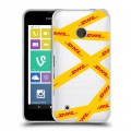 Полупрозрачный дизайнерский пластиковый чехол для Nokia Lumia 530 DHL