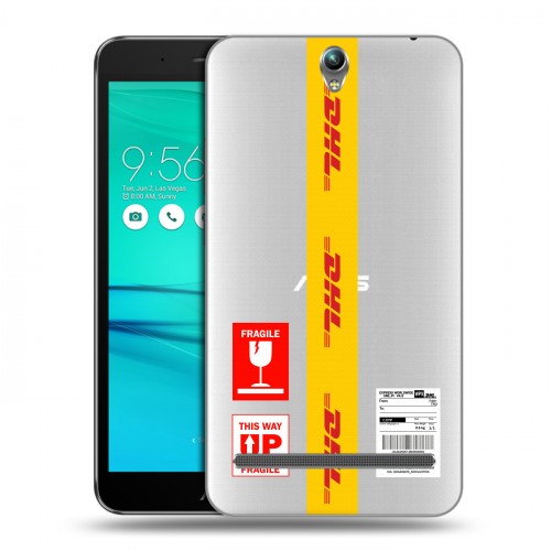 Полупрозрачный дизайнерский пластиковый чехол для ASUS ZenFone Go ZB690KG DHL