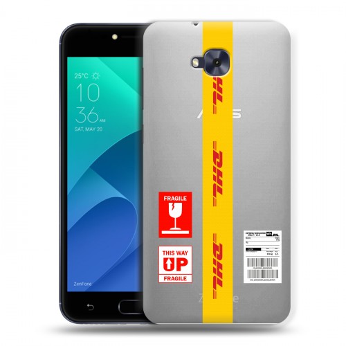 Полупрозрачный дизайнерский пластиковый чехол для ASUS ZenFone 4 Selfie DHL