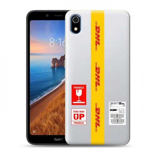 Полупрозрачный дизайнерский пластиковый чехол для Xiaomi RedMi 7A DHL