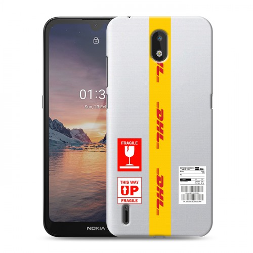 Полупрозрачный дизайнерский пластиковый чехол для Nokia 1.3 DHL