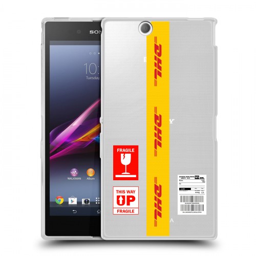 Полупрозрачный дизайнерский пластиковый чехол для Sony Xperia Z Ultra  DHL