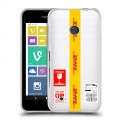 Полупрозрачный дизайнерский пластиковый чехол для Nokia Lumia 530 DHL