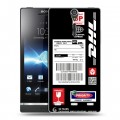 Дизайнерский пластиковый чехол для Sony Xperia S DHL