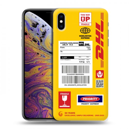 Дизайнерский силиконовый чехол для Iphone Xs Max DHL