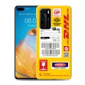 Дизайнерский силиконовый с усиленными углами чехол для Huawei P40 DHL