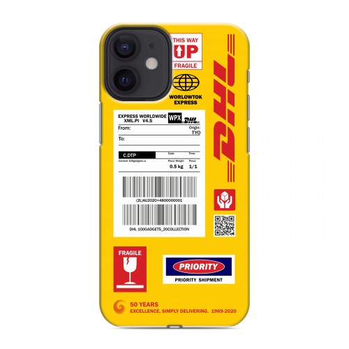 Дизайнерский пластиковый чехол для Iphone 12 Mini DHL