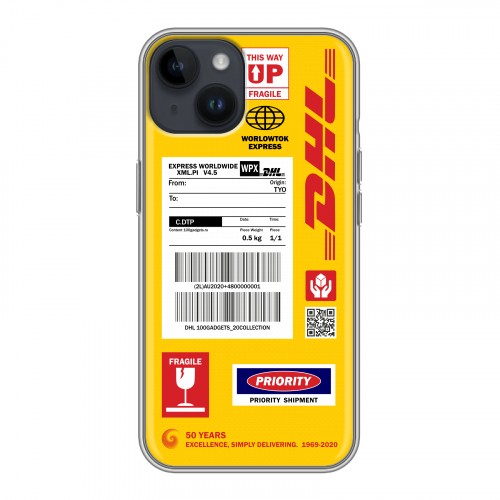 Дизайнерский пластиковый чехол для Iphone 14 DHL