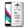 Полупрозрачный дизайнерский пластиковый чехол для LG G4 DHL