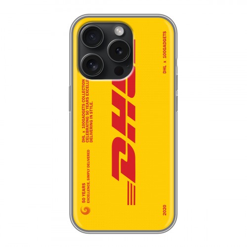 Дизайнерский силиконовый чехол для Iphone 15 Pro DHL