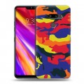 Дизайнерский пластиковый чехол для LG G8 ThinQ Кислотный камуфляж