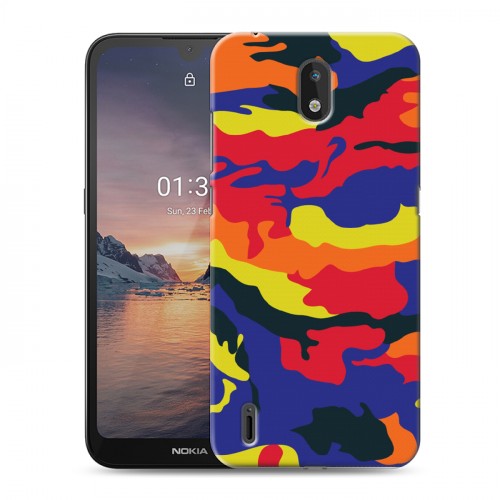 Дизайнерский силиконовый чехол для Nokia 1.3 Кислотный камуфляж