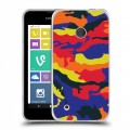 Дизайнерский пластиковый чехол для Nokia Lumia 530 Кислотный камуфляж