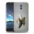 Дизайнерский силиконовый чехол для Doogee BL5000 Черное золото