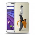 Дизайнерский пластиковый чехол для Lenovo Moto G Черное золото