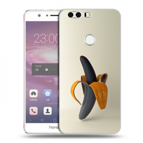 Дизайнерский пластиковый чехол для Huawei Honor 8 Черное золото