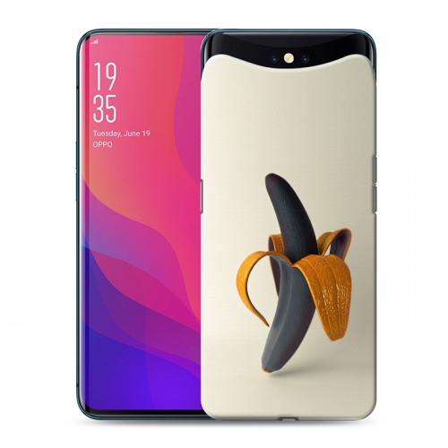 Дизайнерский силиконовый чехол для OPPO Find X Черное золото