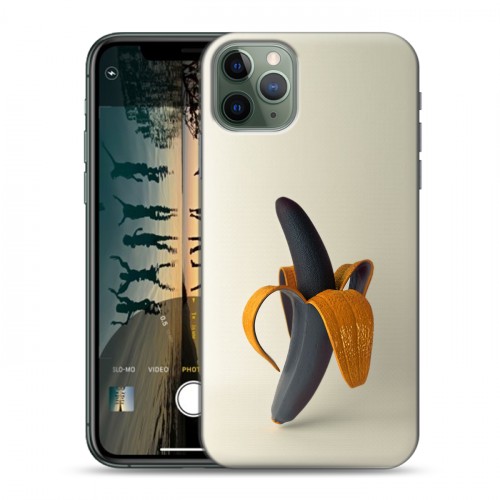 Дизайнерский пластиковый чехол для Iphone 11 Pro Max Черное золото