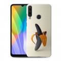 Дизайнерский пластиковый чехол для Huawei Y6p Черное золото