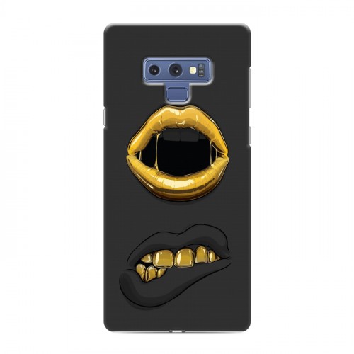 Дизайнерский силиконовый чехол для Samsung Galaxy Note 9 Черное золото