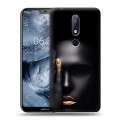 Дизайнерский силиконовый чехол для Nokia 6.1 Plus Черное золото