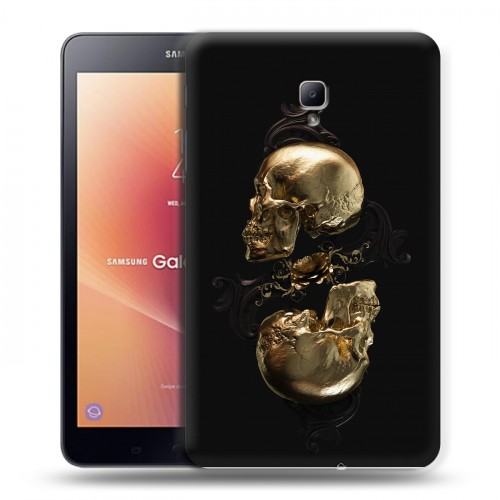 Дизайнерский силиконовый чехол для Samsung Galaxy Tab A 8.0 (2017) Черное золото