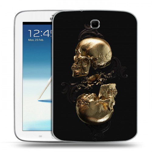 Дизайнерский силиконовый чехол для Samsung Galaxy Note 8.0 Черное золото
