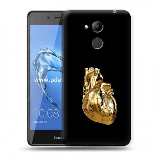 Дизайнерский пластиковый чехол для Huawei Honor 6C Pro Черное золото