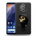 Дизайнерский силиконовый чехол для Nokia 9 PureView Черное золото