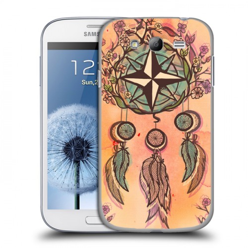 Дизайнерский пластиковый чехол для Samsung Galaxy Grand Компасы индейцев