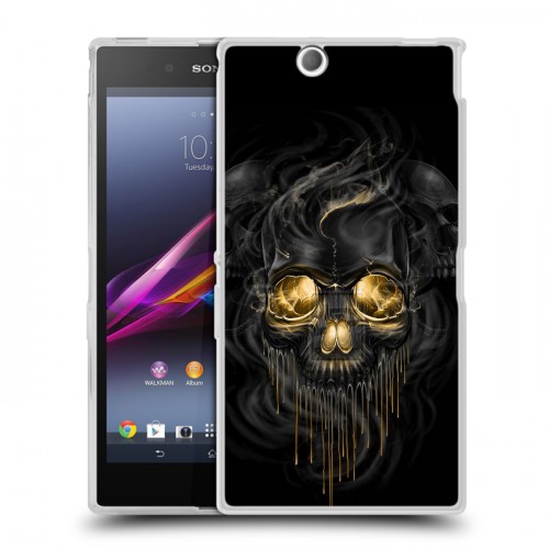 Дизайнерский пластиковый чехол для Sony Xperia Z Ultra  Черное золото